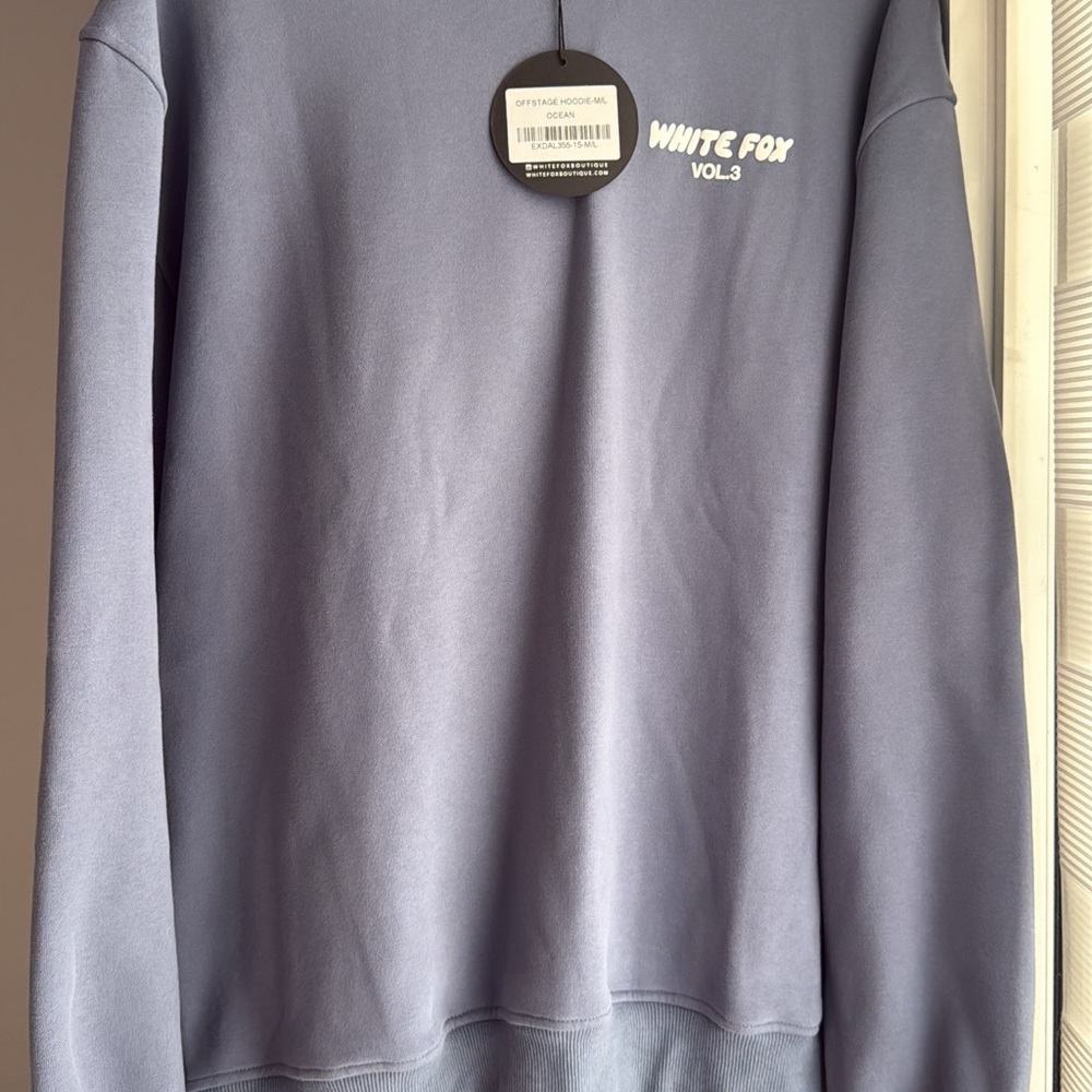 white fox boutique ocean blue vol3 hoodie